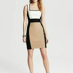 EUC Banana Republic Sloan Colorblock Dress